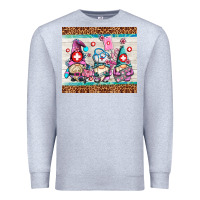 Heather Grey nurse gnomes Premium Sweatshirt - AdoDesignShop