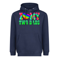 Navy i love my two dads Heavyweight Hoodie - HRA Design Shop