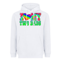 White i love my two dads Heavyweight Hoodie - HRA Design Shop