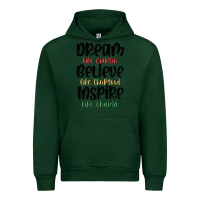 Forest Green dream like martin believe like thurgood inspire li Urban Hoodie - MaliasSmallBusiness
