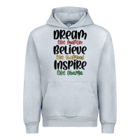 Heather Grey dream like martin believe like thurgood inspire li Urban Hoodie - MaliasSmallBusiness