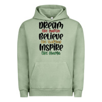 Pigment Oil Green dream like martin believe like thurgood inspire li Urban Hoodie - MaliasSmallBusiness