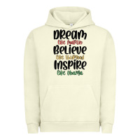 Pigment Pistachio dream like martin believe like thurgood inspire li Urban Hoodie - MaliasSmallBusiness