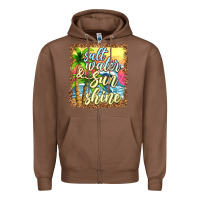 Chestnut salt water and sunshine Zipper Hoodie - texasbilliewilder