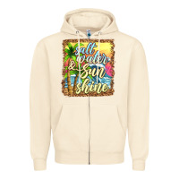 Sandshell salt water and sunshine Zipper Hoodie - texasbilliewilder