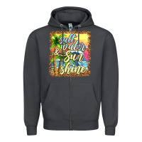 Smoke salt water and sunshine Zipper Hoodie - texasbilliewilder