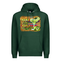 Sports Green mama cita needs a margarita Premium Hoodie - Jasminsmagicworld