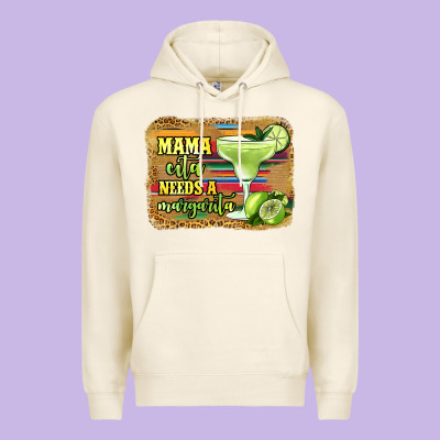 Mama Cita Needs A Margarita Premium Hoodie Designed By Jasminsmagicworld