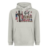 Moon Dust god bless america Heavyweight Hoodie - CowhideDigitalArt