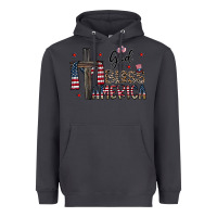 Smoke god bless america Heavyweight Hoodie - CowhideDigitalArt