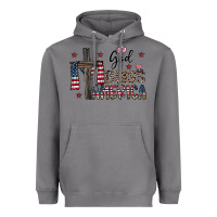Storm god bless america Heavyweight Hoodie - CowhideDigitalArt
