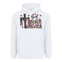 White god bless america Heavyweight Hoodie - CowhideDigitalArt