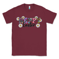 Burgundy happy easter daisys Classic Tee - RanaPortraitStore
