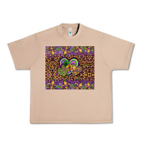 Burro mardi gras fleur de lis hearts leopard glitter Urban Heavy Tee - Artiststas