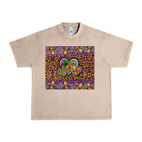 French Oak mardi gras fleur de lis hearts leopard glitter Urban Heavy Tee - Artiststas