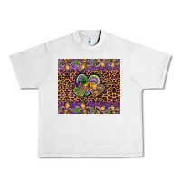 Lunar Rock mardi gras fleur de lis hearts leopard glitter Urban Heavy Tee - Artiststas
