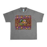 Tornado mardi gras fleur de lis hearts leopard glitter Urban Heavy Tee - Artiststas