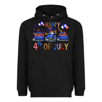 Black western hello fourth of july trucks Heavyweight Hoodie - FaDigitalArtStudio