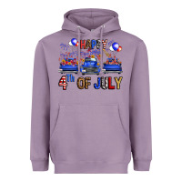 Lavender western hello fourth of july trucks Heavyweight Hoodie - FaDigitalArtStudio