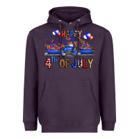Plum western hello fourth of july trucks Heavyweight Hoodie - FaDigitalArtStudio