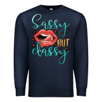 Navy sassy but classy Premium Sweatshirt - JahusDesignShop