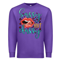 Purple sassy but classy Premium Sweatshirt - JahusDesignShop