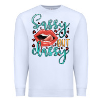 White sassy but classy Premium Sweatshirt - JahusDesignShop