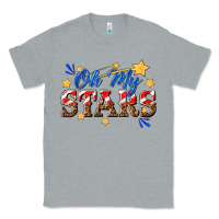 Heather Grey oh my stars Classic Tee - texasbilliewilder