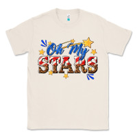 Natural oh my stars Classic Tee - texasbilliewilder