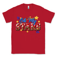 Red oh my stars Classic Tee - texasbilliewilder
