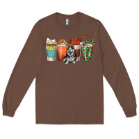 Chestnut alaskan husky dog coffee cups Long Sleeve Tee - texasbilliewilder