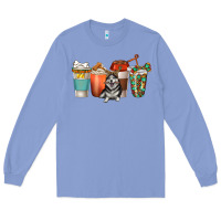 Colony Blue alaskan husky dog coffee cups Long Sleeve Tee - texasbilliewilder