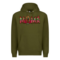Army Green mama floral aztec leopard Premium Hoodie - Jasminsmagicworld