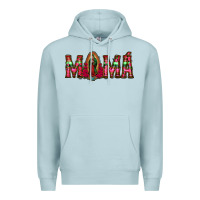 Blue Mist mama floral aztec leopard Premium Hoodie - Jasminsmagicworld