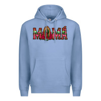 Colony Blue mama floral aztec leopard Premium Hoodie - Jasminsmagicworld