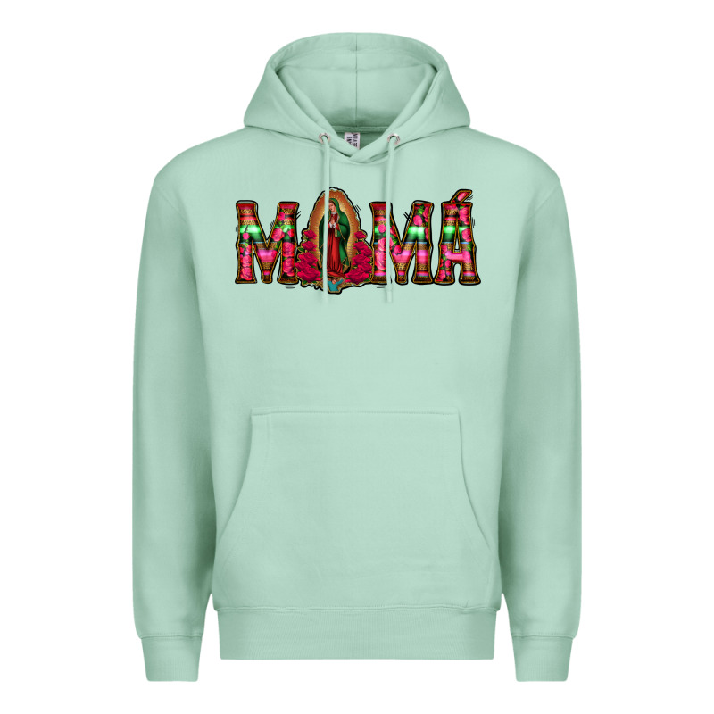 Mama Floral Aztec Leopard Premium Hoodie by Jasminsmagicworld | Teevron