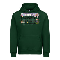 Forest Green hello im mentally at the bookstore Urban Hoodie - MaliasSmallBusiness