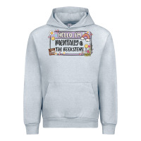 Heather Grey hello im mentally at the bookstore Urban Hoodie - MaliasSmallBusiness