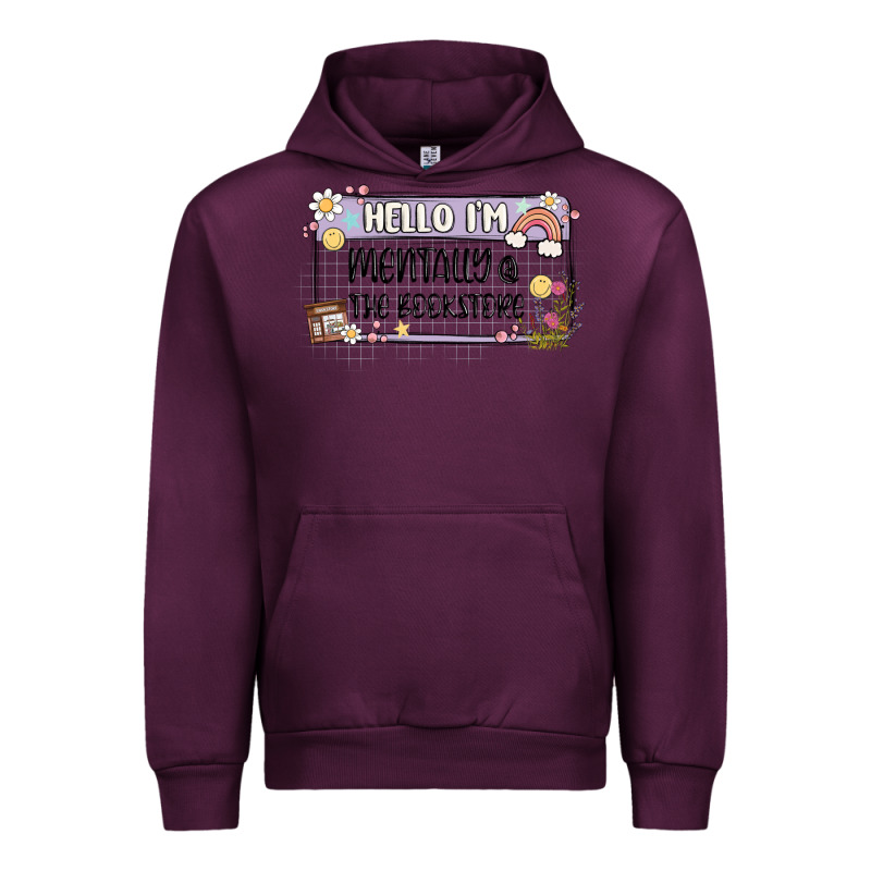 Hello Im Mentally At The Bookstore Urban Hoodie by MaliasSmallBusiness | Teevron