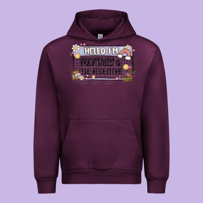 Hello Im Mentally At The Bookstore Urban Hoodie Designed By Maliassmallbusiness