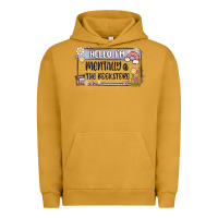 Pigment Peanut Butter hello im mentally at the bookstore Urban Hoodie - MaliasSmallBusiness