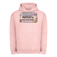 Pigment Salmon hello im mentally at the bookstore Urban Hoodie - MaliasSmallBusiness
