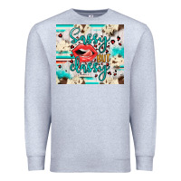 Heather Grey sassy but classy Premium Sweatshirt - JahusDesignShop