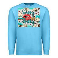 Ocean Blue sassy but classy Premium Sweatshirt - JahusDesignShop