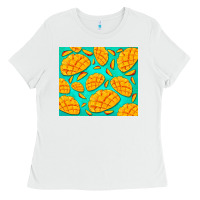 White mango Ladies Tee - BarkalooDesign