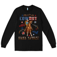 Black american cowboy wild west free spirit Long Sleeve Tee - texasbilliewilder