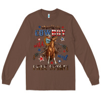 Chestnut american cowboy wild west free spirit Long Sleeve Tee - texasbilliewilder