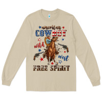 Mushroom american cowboy wild west free spirit Long Sleeve Tee - texasbilliewilder