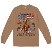 Toasted Coconut american cowboy wild west free spirit Long Sleeve Tee - texasbilliewilder