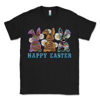 Black easter western bunnys happy easter Classic Tee - RanaPortraitStore